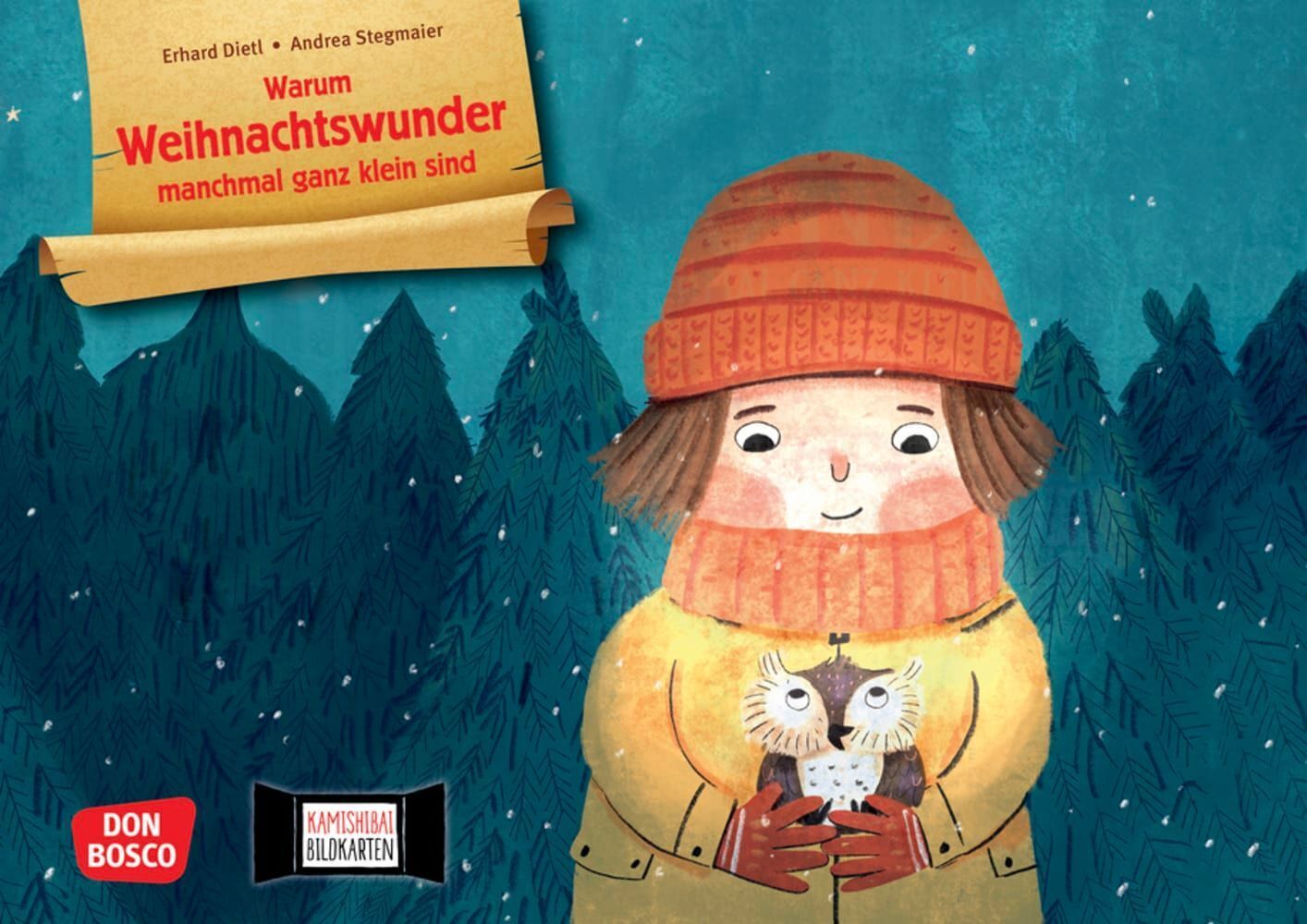Warum Weihnachtswunder manchmal ganz klein sind. Kamishibai Bildkartenset