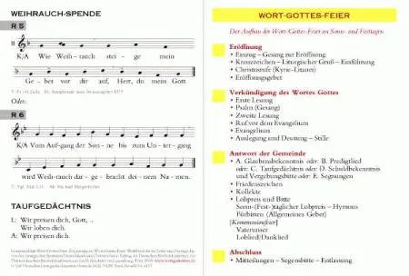 Wort Gottes Feier - Gemeindezettel/6117