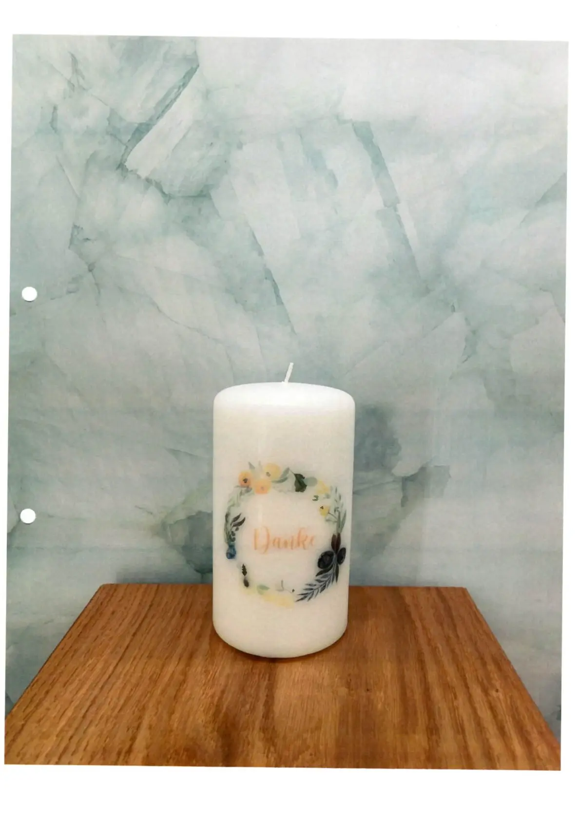 Geschenks-Kerze Danke GK02