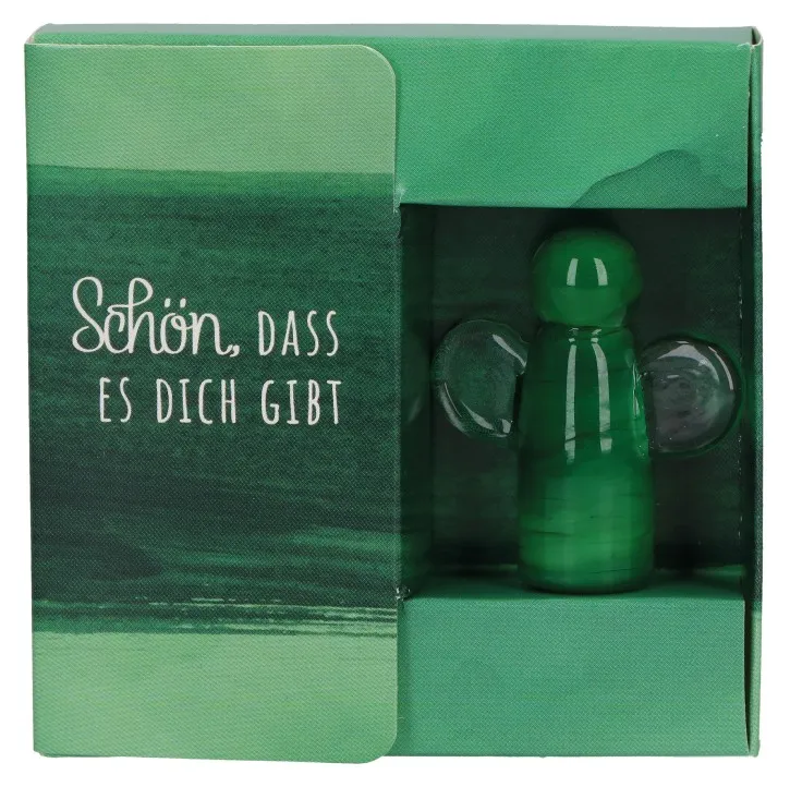 Engelfigur aus Glas - Schön, dass es dich gibt