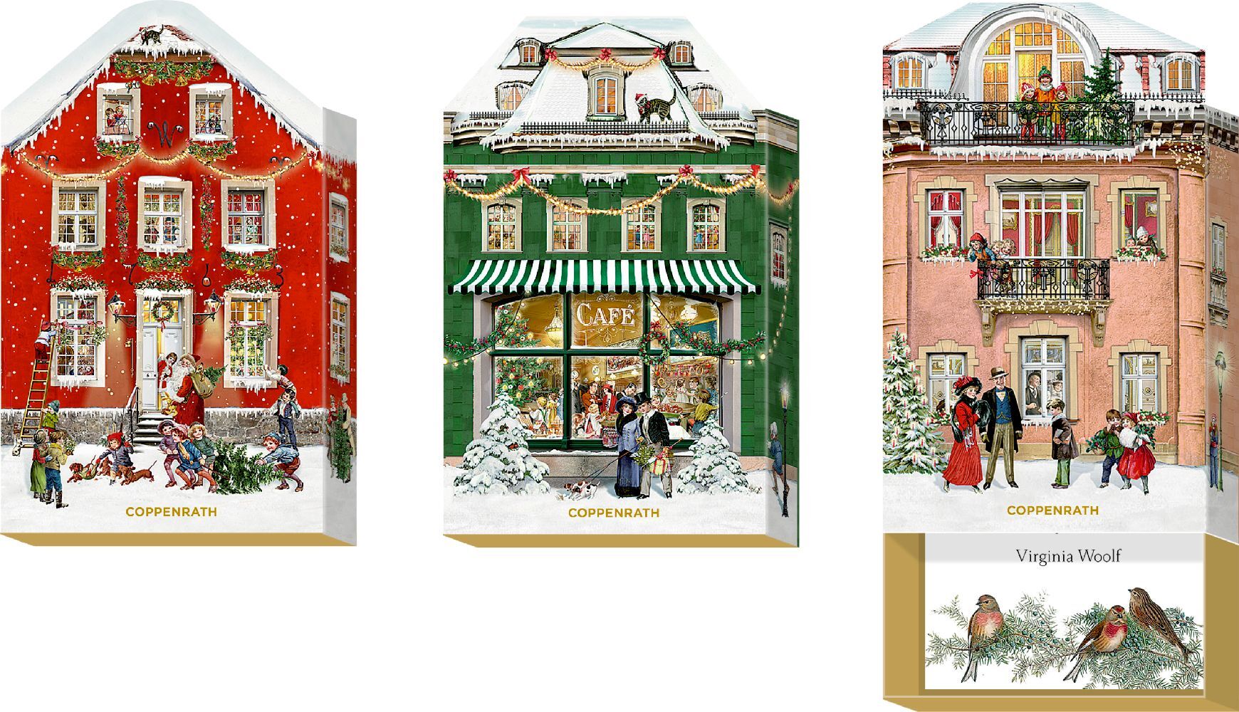 Adventskalender-Schachtel - Mein kleines Weihnachtshaus