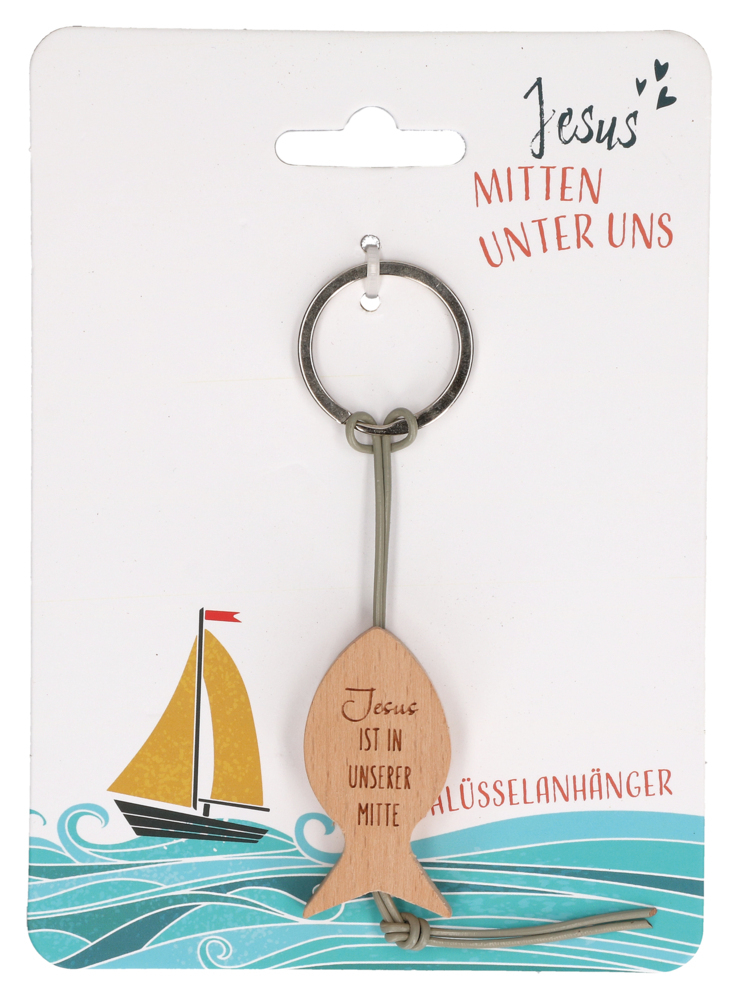 Schlüsselanhänger-Und Jesus mitten unter uns