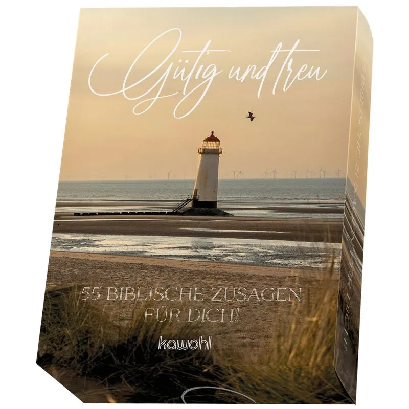 Gütig und treu - 55 biblische Zusagen für dich - Kartenbox