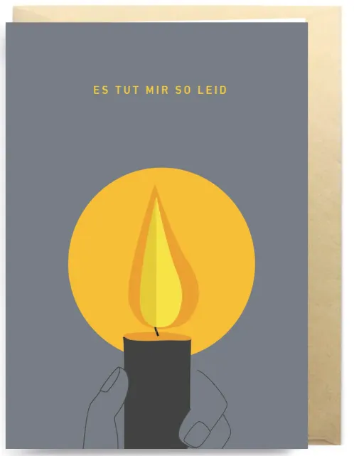 3D Klappkarte - ES TUT MIR SO LEID
