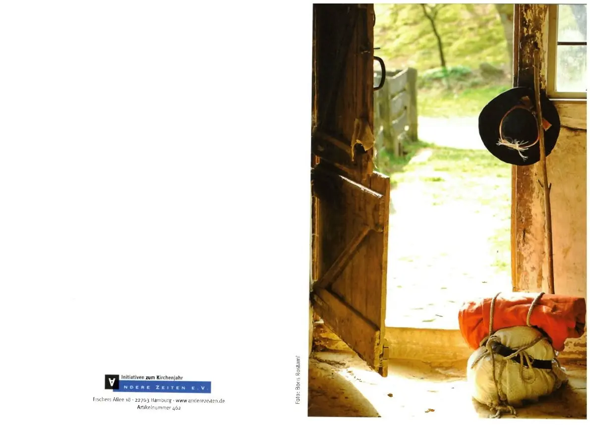 Doppelkarte Noch ist er/Zukunft - Andere Zeiten