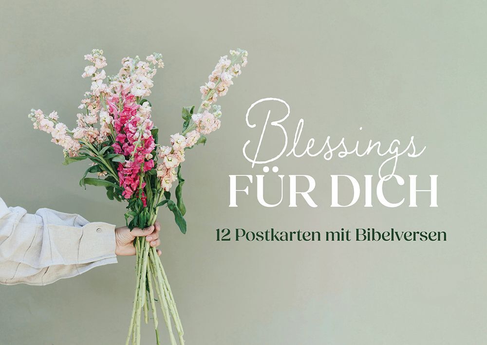 Blessings Für dich - 12 Postkarten mit Bibelversen