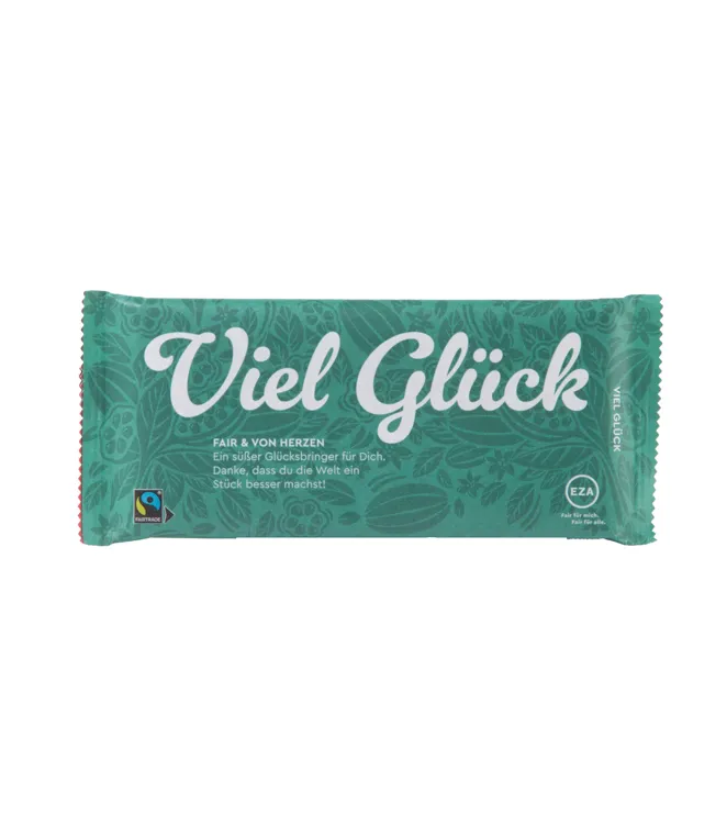 Spruchschokolade - Viel Glück
