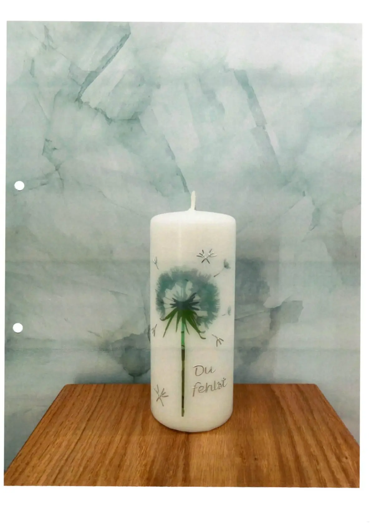 Abschieds Kerze-Du fehlst AK04