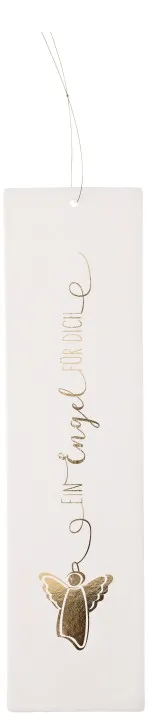 Wandtafel aus Porzellan - Genieße die Stille