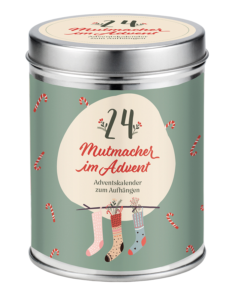 24 Mutmacher im Advent - Adventkalender zum Aufhängen