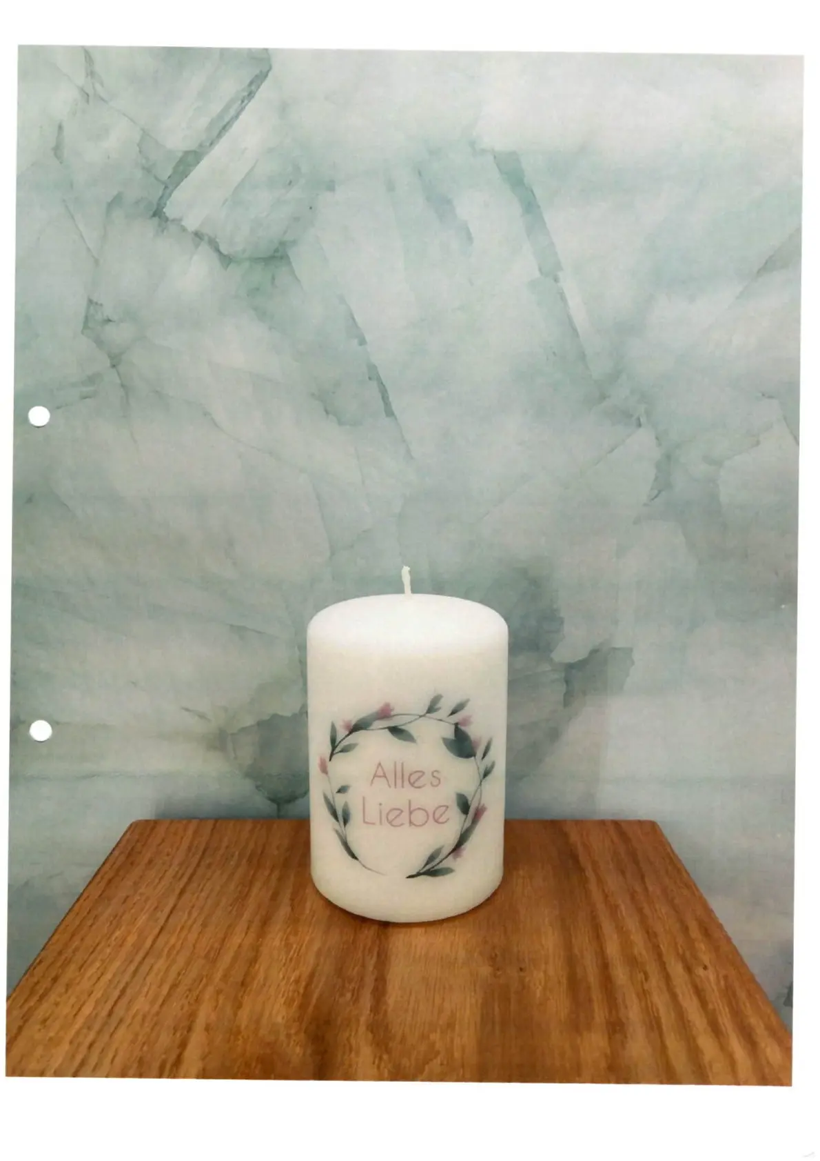 Geschenks-Kerze Alles Liebe GK01