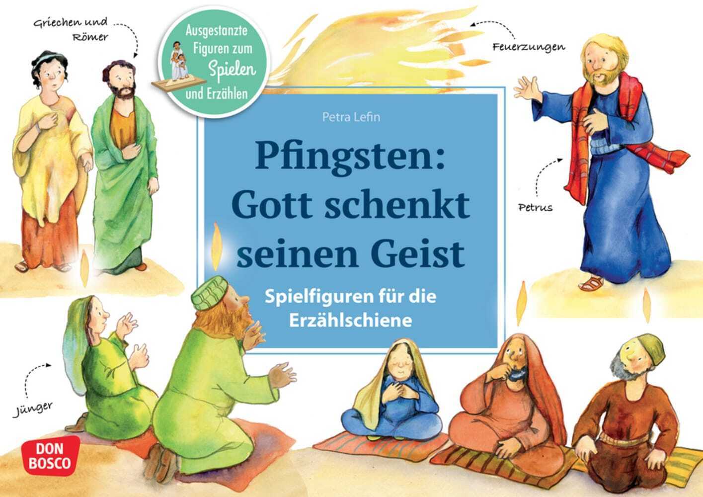 Pfingsten: Gott schenkt seinen Geist - Spielfiguren für die Erzählschiene