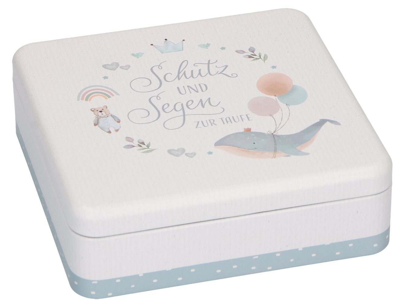 Geschenkset Schutz und Segen zur Taufe blau