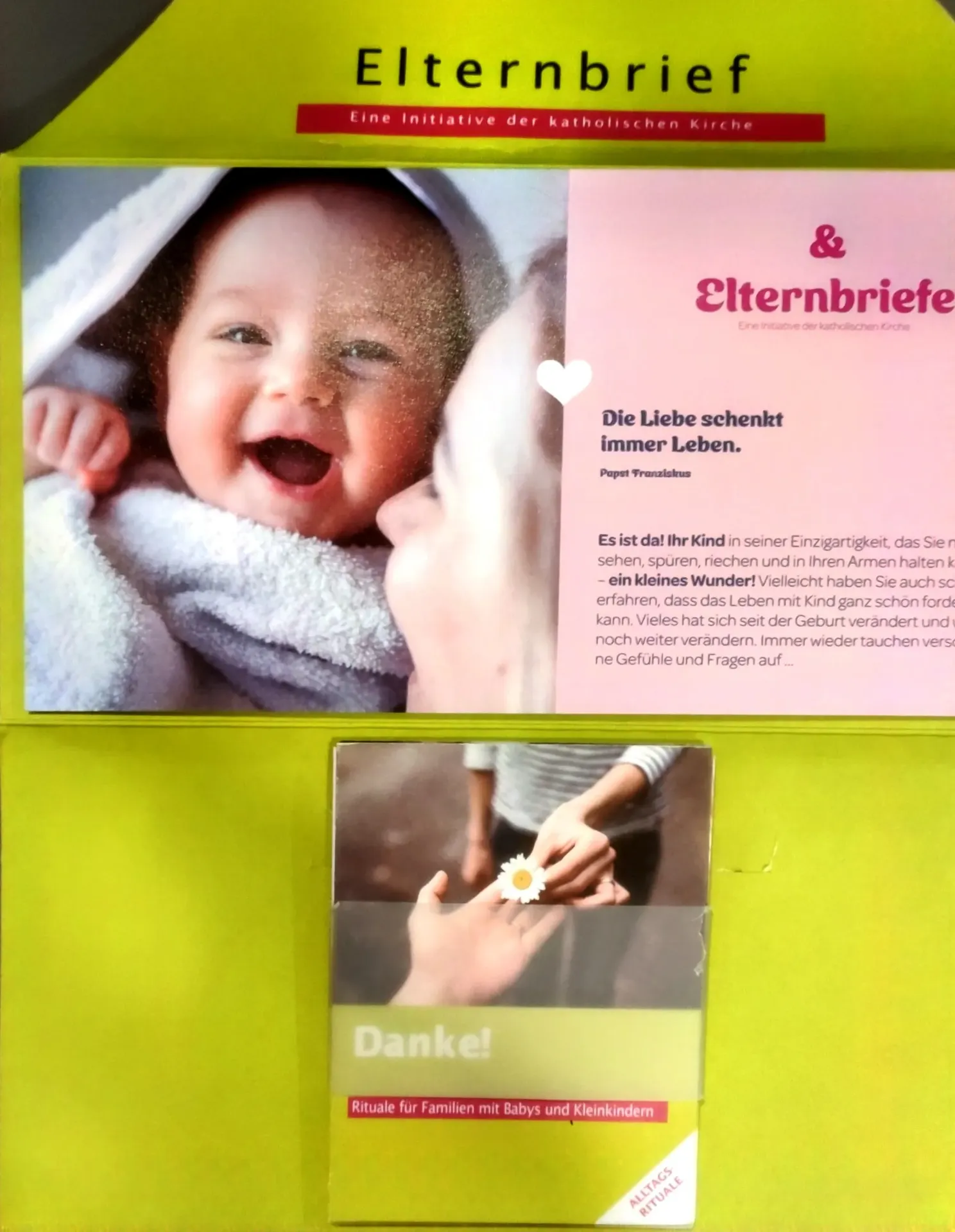 Elternbriefe Geschenk Set - Rituale im Alltag