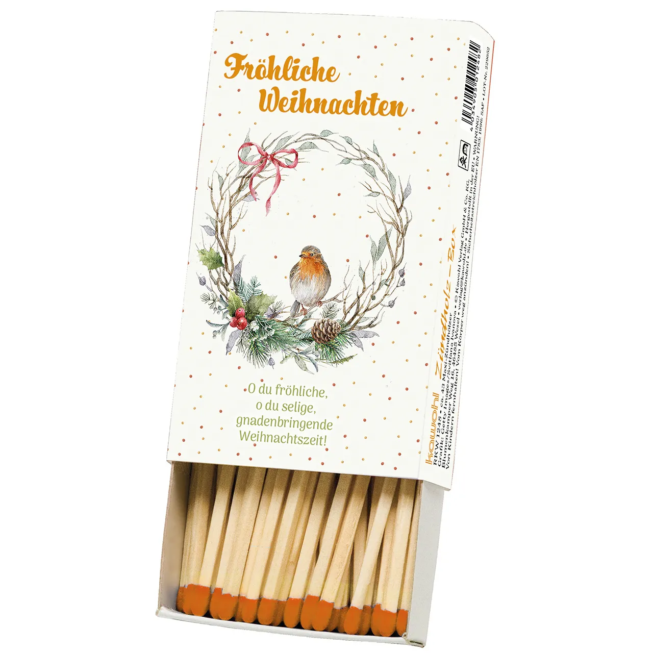 Streichhölzer - Fröhliche Weihnachten