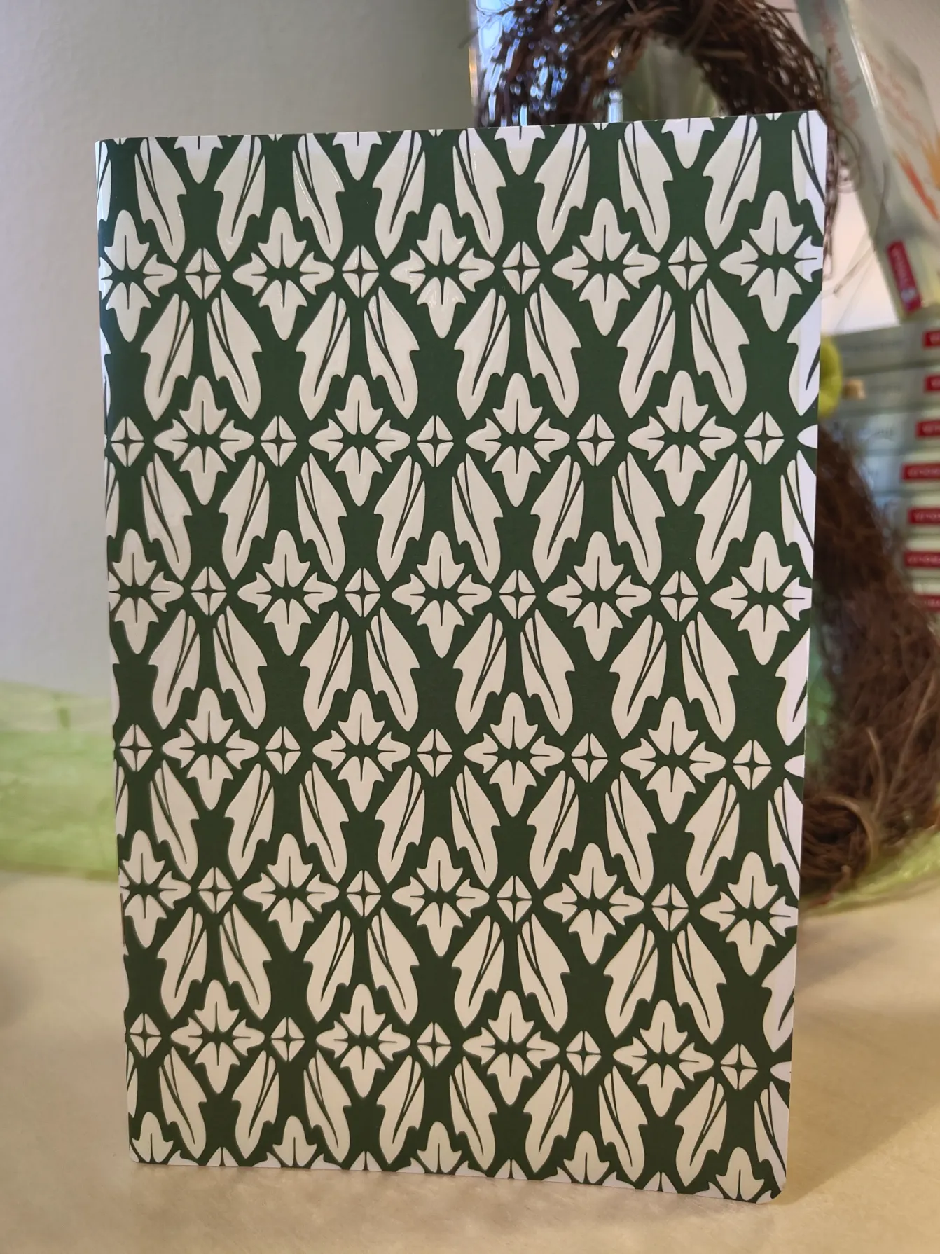 Notizheft - Kirchenfenster grün