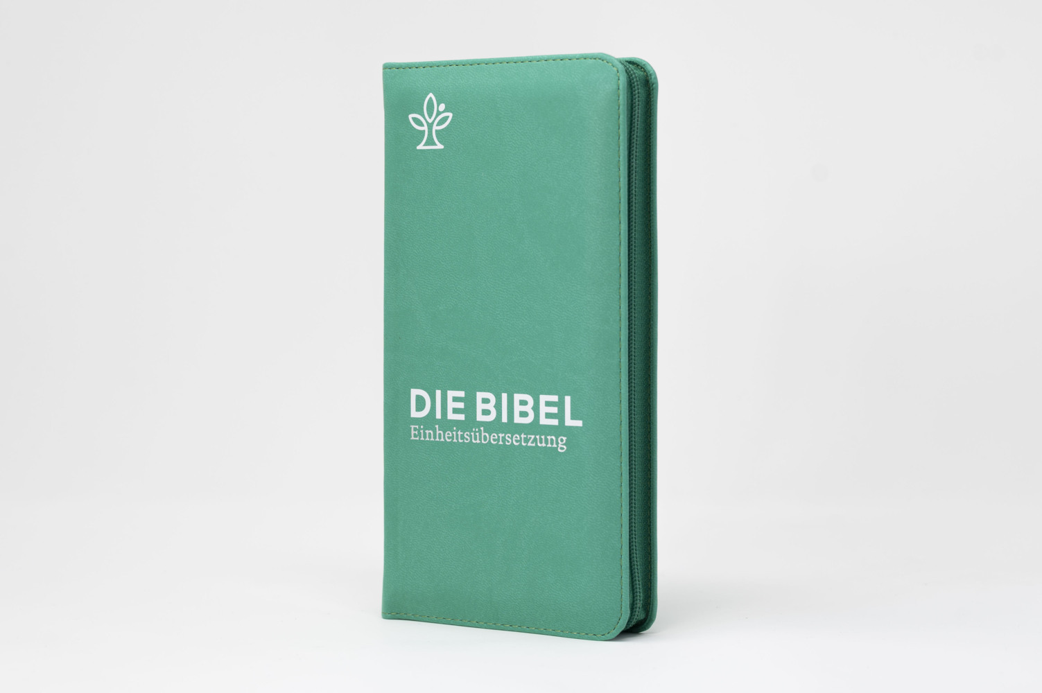 Bibel: REÜ/schmal/verde/mit Reißverschluss