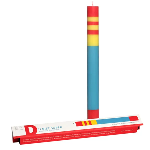 Stabkerze - Du bist super