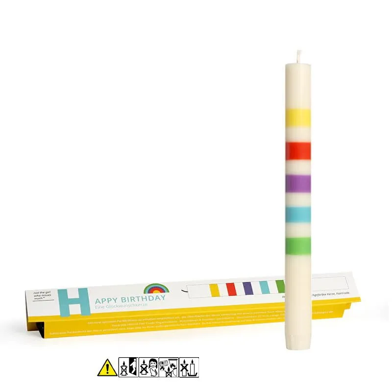 Stabkerze - Geburtstag