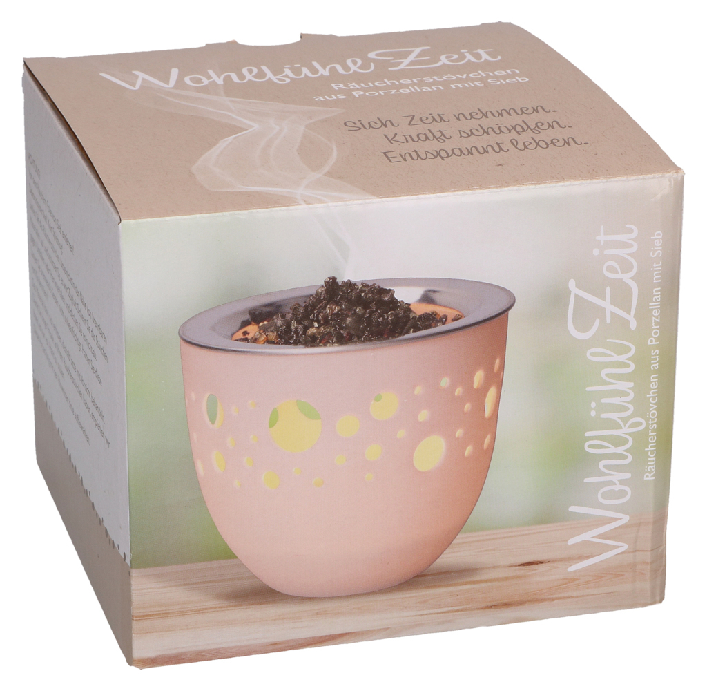 Weihrauch Stövchen aus Porzellan