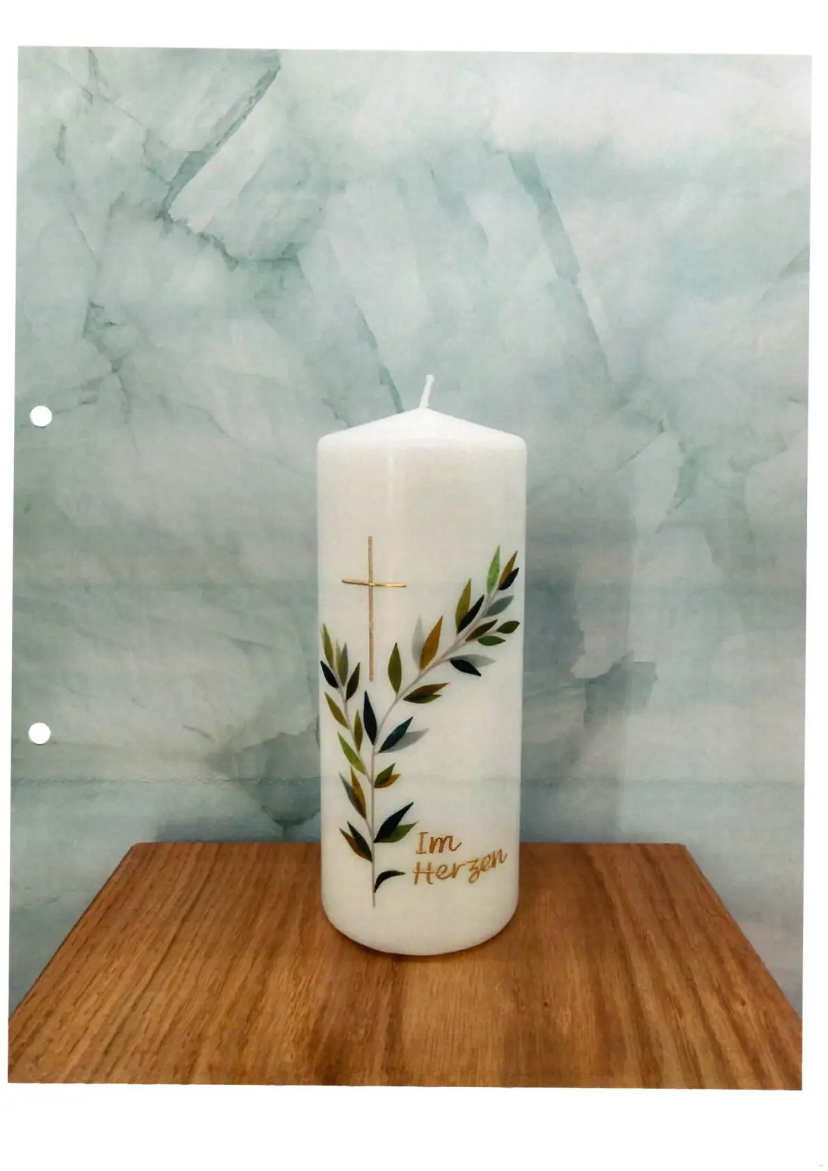 Abschieds Kerze-Im Herzen AK06