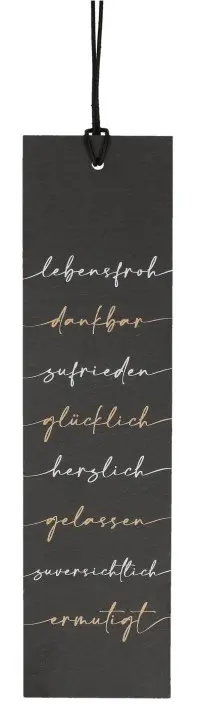 Schiefertafel Affirmationen