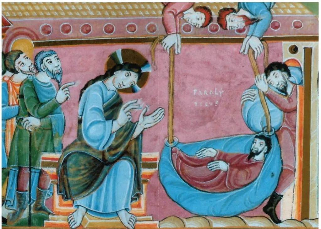 Gebetszettel Jesus heilt/4008