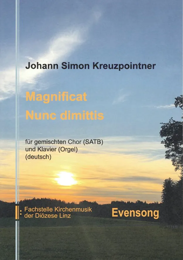 Magnificat - Nunc dimittis für gemischten Chor SATB und Klavier (Orgel)