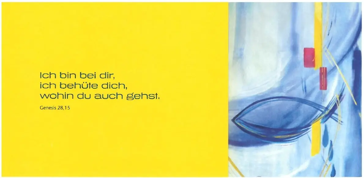 Doppelkarte Ich bin bei dir - Geburt