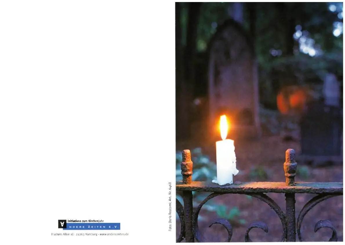 Doppelkarte Weiche Schatten/Ewigkeit - Andere Zeiten